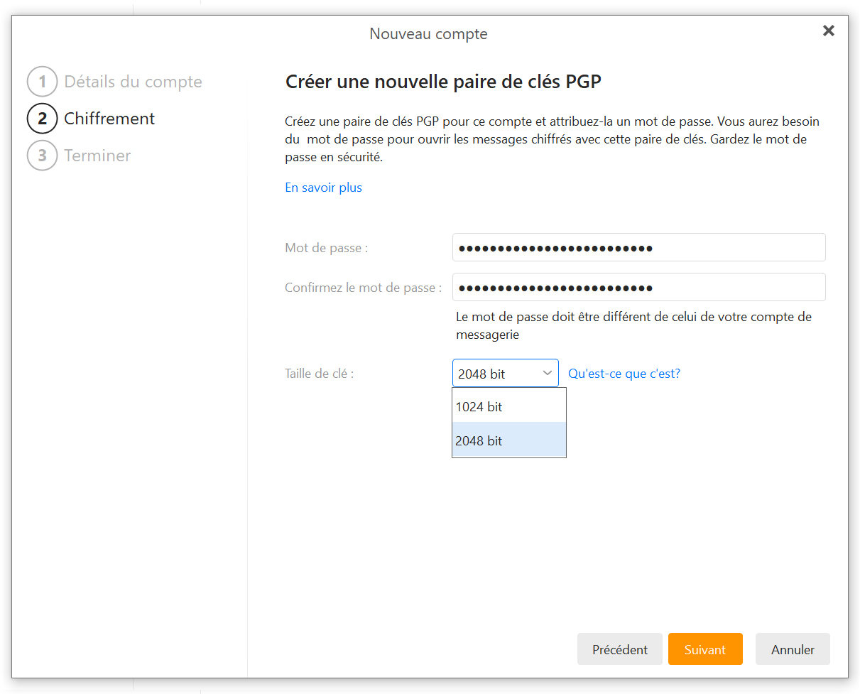 emclient create pgp key password encryption size