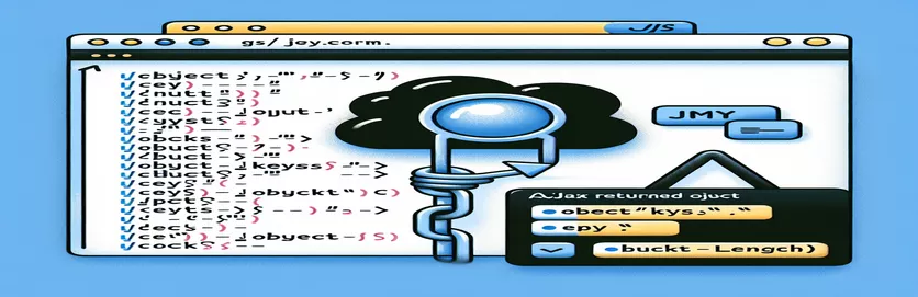 Üres JavaScript-objektum ellenőrzése AJAX-kérés után
