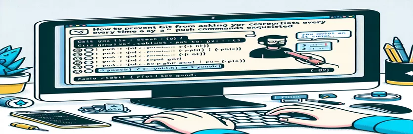 Git Push による認証情報の要求を停止する方法