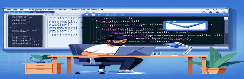 التحقق من تشغيل نافذة البريد الإلكتروني باستخدام السيلينيوم في C#