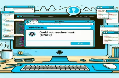 WordPress wp-admin での cURL エラー「ホストを解決できませんでした: alfa.txt」の解決