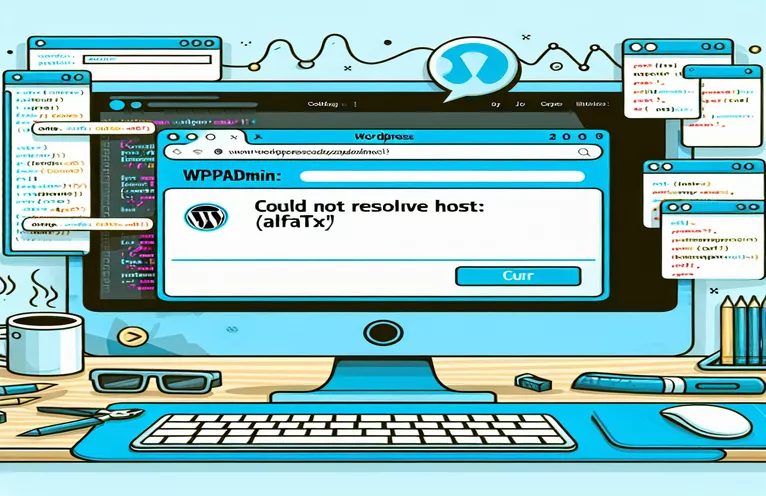 Resolving the cURL Error Could Not Resolve Host: alfa.txt in WordPress wp-admin