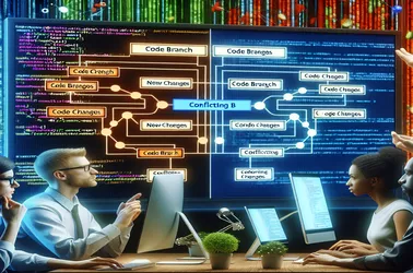 Git sapludināšanas konfliktu risināšana: sapludināšanas pārtraukšana un veikto izmaiņu saglabāšana