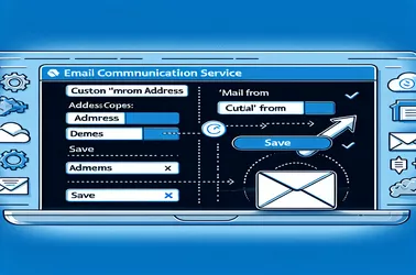 Включение пользовательского адреса MailFrom в службе электронной почты Azure