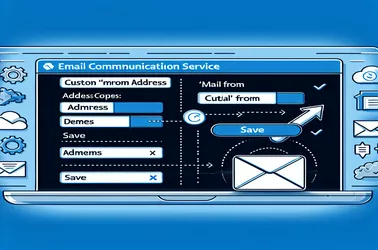 تمكين عنوان MailFrom المخصص في خدمة اتصالات البريد الإلكتروني في Azure