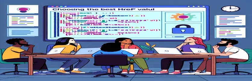 Memilih Nilai href Terbaik untuk Tautan JavaScript