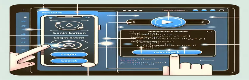 Implementácia udalosti dvojitého kliknutia na tlačidlo prihlásenia pomocou Ionic a React