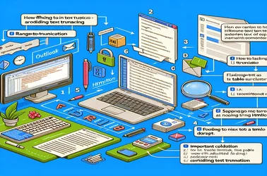 Het afbreken van tekst in Outlook-e-mails repareren bij het gebruik van Range to HTML voor het invoegen van tabellen