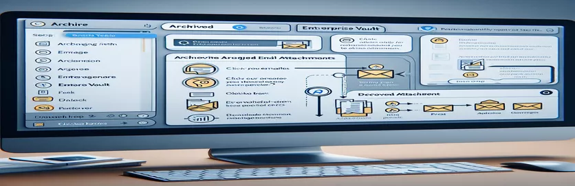 Zugriff auf archivierte E-Mail-Anhänge in Outlook 2016 mit Enterprise Vault