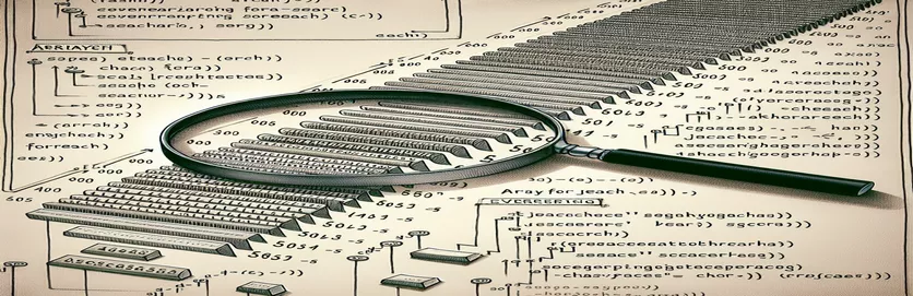 Iterering over matriser med JavaScripts for hver metode