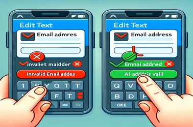 Validerar e-postinmatning i Androids EditText-komponent
