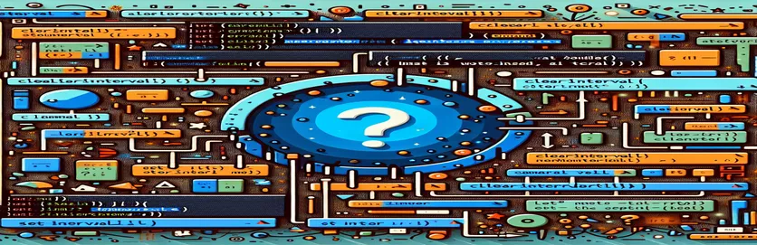 Почему ClearInterval не останавливает мой интервал JavaScript?