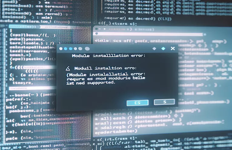 Fixing the require() of ES Module Not Supported error when installing the npm module.
