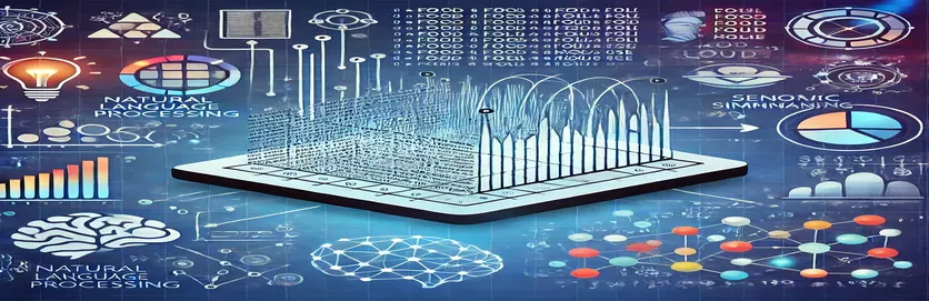 Evaluarea relevanței semantice a cuvintelor din rândurile de text