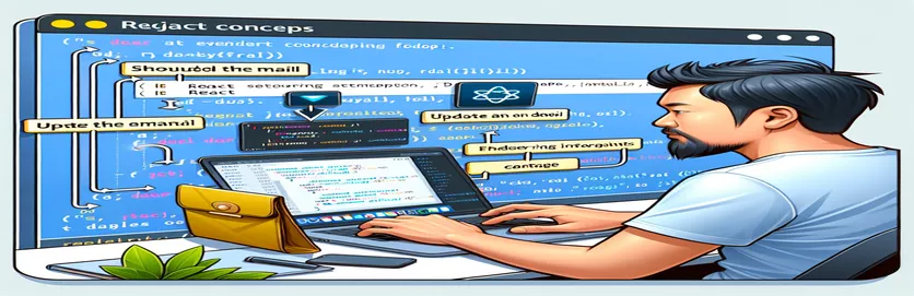 Ghid pentru actualizarea e-mailului în React