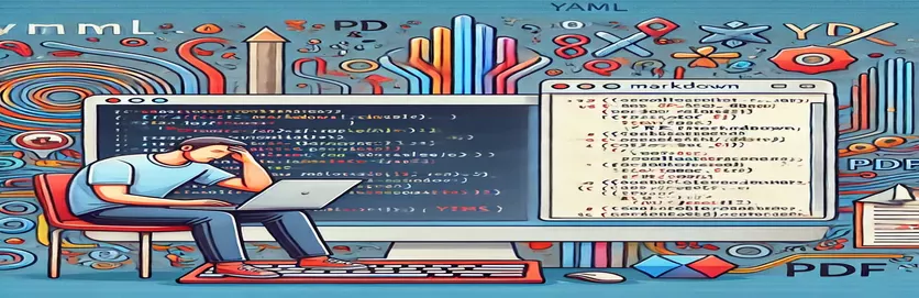 Resolving R Markdown YAML Header Problems with a Custom PDF Template