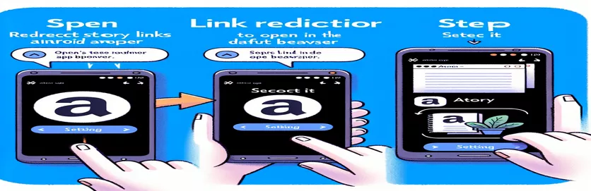 ਡਿਫਾਲਟ ਬ੍ਰਾਊਜ਼ਰ ਵਿੱਚ ਖੋਲ੍ਹਣ ਲਈ ਇੰਸਟਾਗ੍ਰਾਮ ਸਟੋਰੀ ਲਿੰਕਸ ਨੂੰ ਰੀਡਾਇਰੈਕਟ ਕਰਕੇ ਐਂਡਰੌਇਡ 'ਤੇ ਐਮਾਜ਼ਾਨ ਐਪਸ ਨੂੰ ਕਿਵੇਂ ਰੀਡਾਇਰੈਕਟ ਕਰਨਾ ਹੈ