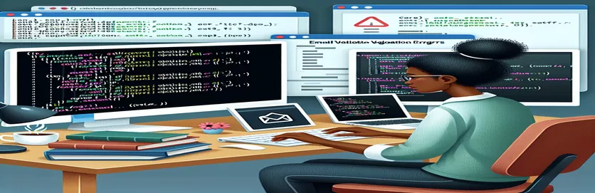 Node.js-i rakenduste valideerimisvigade käsitlemine e-post on nõutav.