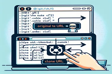 Identificazione dell'URL del clone originale in Git