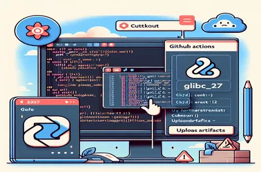 Correzione dell'errore GLIBC_2.27 di Node.js sulle azioni GitHub: problemi di caricamento degli artefatti e di pagamento