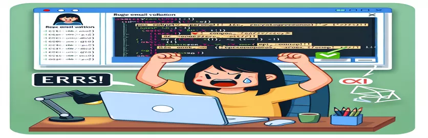 A Regex e-mail érvényesítési problémáinak megértése és kijavítása a C#-ban