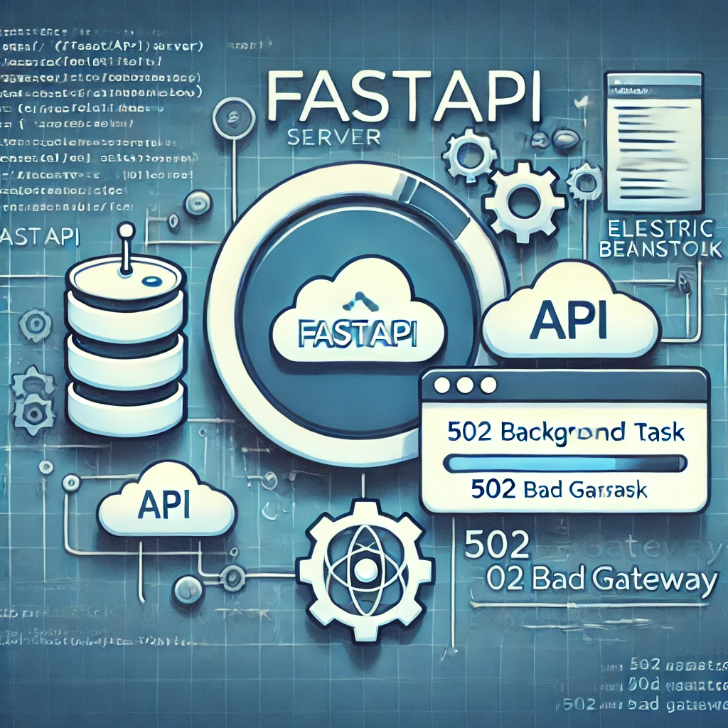 Fastapi Arka Plan Görevini Düzeltme 502 AWS Elastik Beanstalk'ta Hata