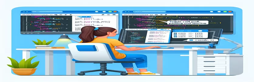 Điều chỉnh khoảng cách và khoảng cách ô của bảng bằng CSS