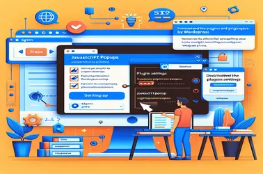 Com suprimir les finestres emergents de JavaScript activades pels connectors de WordPress