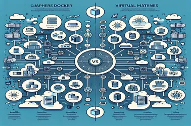 वर्चुअल मशीनों के साथ डॉकर की तुलना: एक गहन नज़र