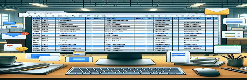 „Google“ skaičiuoklių optimizavimas masiniam el. pašto siuntimui