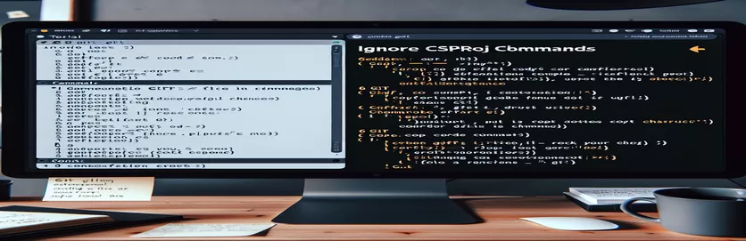 如何在 Git 中忽略 .csproj 文件更改