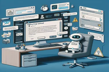 Gerenciando erros de upload de imagem da API ChatGPT para processamento suave de imagens