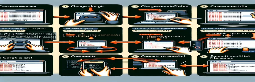 Guida per apportare modifiche ai nomi dei file con distinzione tra maiuscole e minuscole in Git