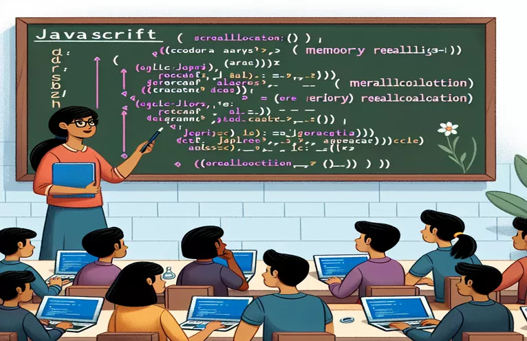 Understanding Why Memory Reallocation in JavaScript Arrays Remains Undetectable