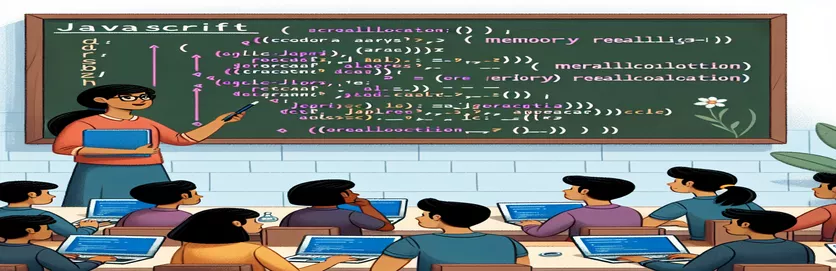 Supratimas, kodėl atminties perskirstymas „JavaScript“ masyvuose lieka neaptinkamas