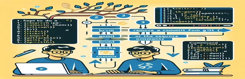 ஒரு Git கிளையிலிருந்து ஒரு உறுதிப்பாட்டை எவ்வாறு அகற்றுவது