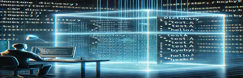 C＃および初期化の課題での関数辞書の理解
