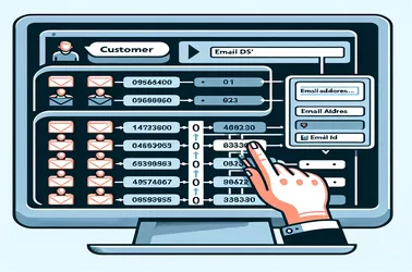 Comment mettre à jour la table des clients avec les identifiants de messagerie