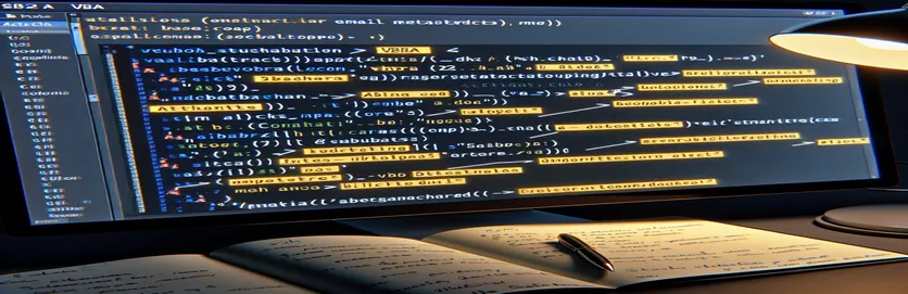 Badanie możliwości pobierania metadanych wiadomości e-mail dla załączników za pośrednictwem języka VBA