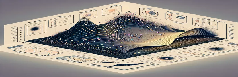 Οικόπεδο Scatter που βασίζεται σε JavaScript με καμπύλες ζώνες στο React