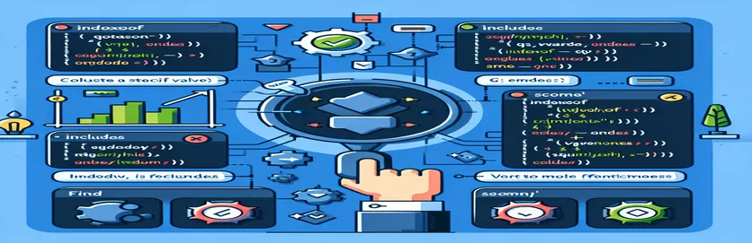 JavaScript એરેમાં મૂલ્ય છે કે કેમ તે તપાસવાની કાર્યક્ષમ રીતો