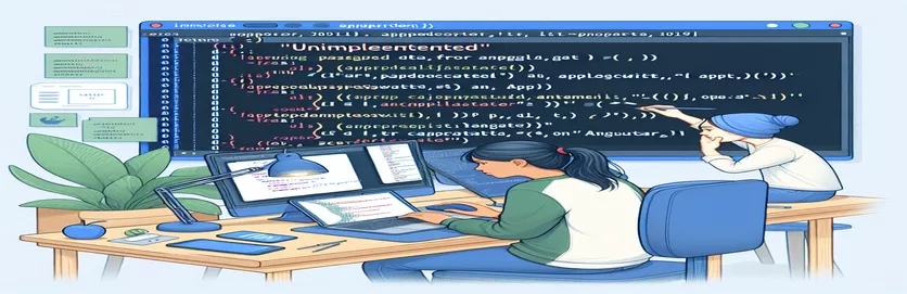 Resolució de l'error NO IMPLEMENTAT quan es passen dades d'AppDelegate. Ràpid a Angular mitjançant un connector per a un condensador