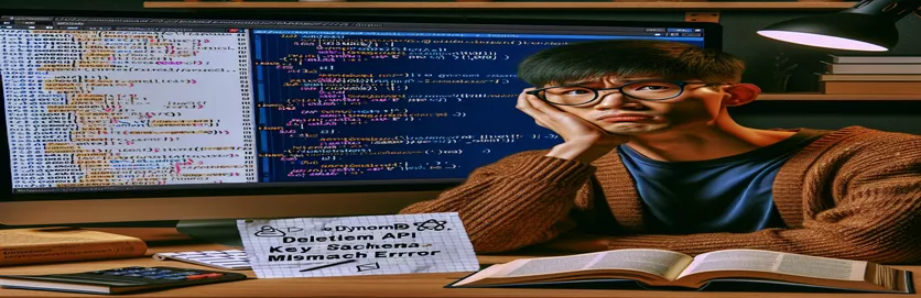 Java SDK v2 DynamoDB DeleteItem API 키 스키마 불일치 오류 수정
