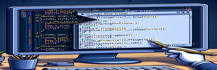Symfony toorfiltri probleemi lahendamine Twigis JavaScripti muutujate lisamisel