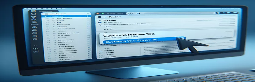 Sähköpostin esikatselutekstin mukauttaminen Apple Mail Scriptsissa