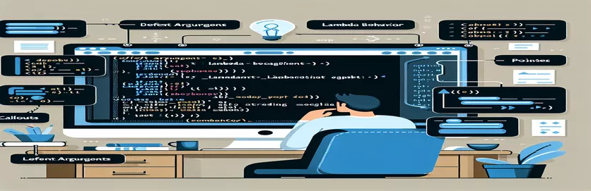 Känner igen Lambda-beteende i C++-standardargument
