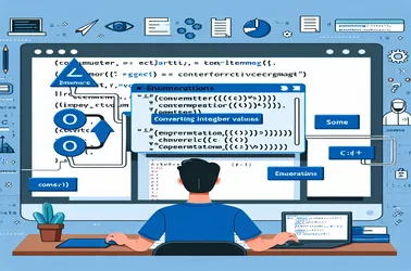 تحويل القيم الصحيحة إلى التعدادات في C#