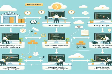 كيفية التعامل مع Git Push دون الكتابة فوق التغييرات