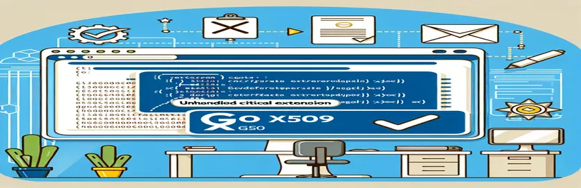 Giải quyết x509: tiện ích mở rộng quan trọng chưa được xử lý trong Xác minh chứng chỉ của Go