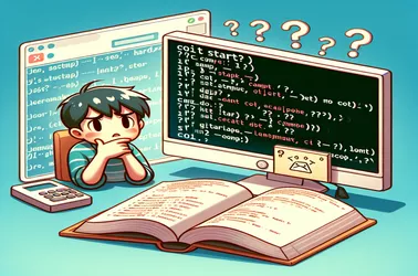 Come risolvere i problemi relativi al comando git start.